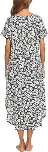 Vista 4 de AVIIER - Camisones de algodón para mujer, ropa de dormir suave con bolsillos, tallas S a XXL