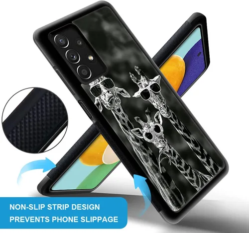 Vista 3 de CARLOCA Funda compatible con Samsung Galaxy A32 5G, diseño gráfico de moda, a prueba de golpes, protección contra caídas y antiarañazos