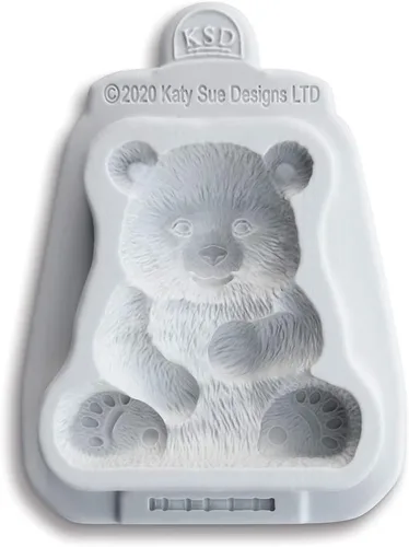 Vista 2 de Katy Sue Molde de silicona Panda para decoración de pasteles y manualidades