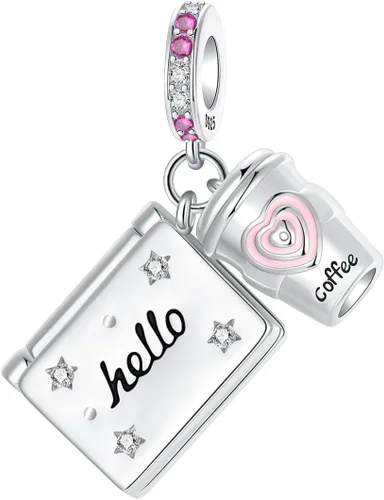 Vista 167 de Abalorios de plata de ley 925 con letras de la A ~ Z, para pulseras, collares, Día de San Valentín, Día de la Madre, joyería regalos para mujeres