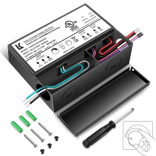 Vista 17 de Controlador LED regulable de 12 V 60 W, Triac/ELV/MLV/0-10V/1-10V/PWM/V-R, fuente de alimentación de CA a CC, transformador LED impermeable IP67