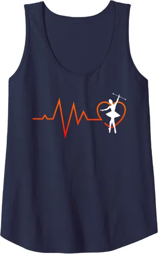 Vista 4 de Majorette Heartbeat - Camiseta sin mangas para gimnasia, Negro