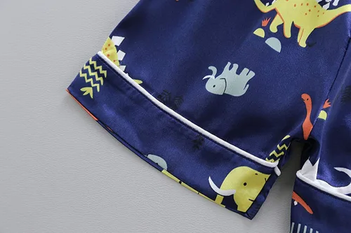 Vista 9 de XBKPLO Pantalones de pijama de felpa para niños, camisa para niños pequeños, conjunto de dinosaurios, ropa para niños pequeños, 12 meses