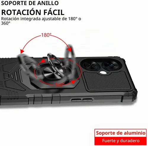 Vista 4 de Ailiber - Funda para OnePlus Nord N30 5G, protector de pantalla, color negro