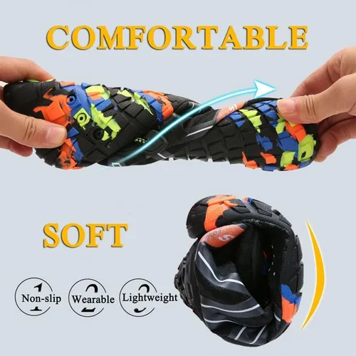 Vista 3 de Zapatos de agua para mujeres y hombres, zapatos acuáticos para llevar a la piscina, playa, navegación, pesca, buceo, aeróbicos y yoga en el agua