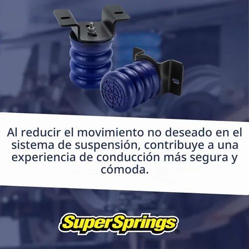 Vista 5 de SSR-611-40 SumoSprings Trasero para Toyota Tacoma, plata, 500 lbs.