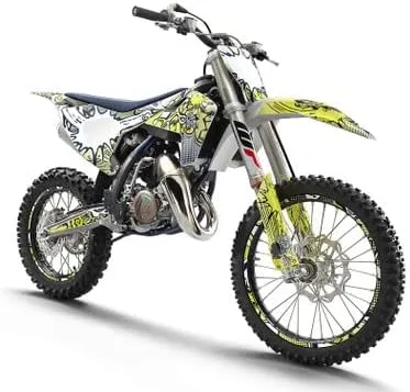 Vista 4 de Kit de base gráfica MINI TC 50 ZANY Pink Senge 2018-2023 compatible con Husqvarna