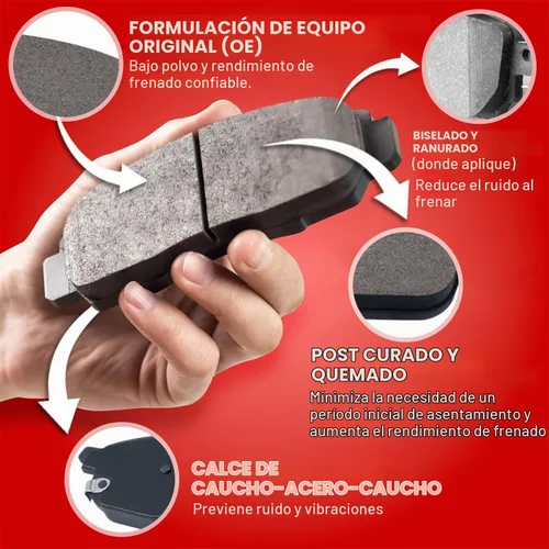 Vista 5 de R1 Concepts Kit de frenos delanteros y traseros para Jeep Wrangler 2007-2018