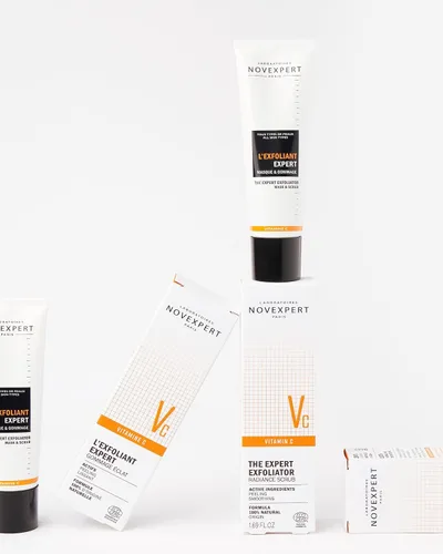 Vista 7 de Novexpert The Expert Exfoliator - Mascarilla y exfoliante 2 en 1 - Tez suave y radiante - Exfolia y nutre la piel - Hipoalergénico - Vegano - Tipos