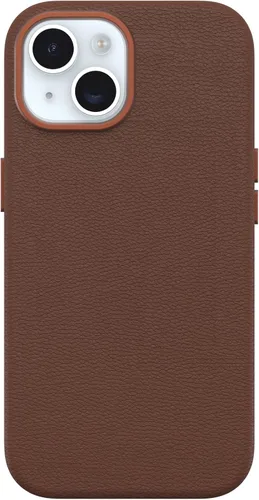 Vista 10 de OtterBox Funda protectora de piel para iPhone 15 Symmetry Series Cactus para MagSafe, color negro ASH (negro), delgada, premium, funda protectora
