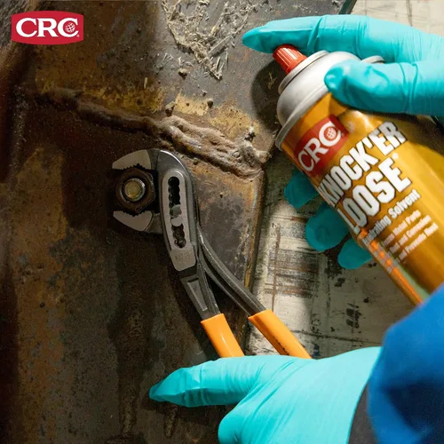 Vista 4 de CRC Knock'er Loose Solvente Penetrante 03020 – [Rojizo] 13 WT. Oz., Solvente Penetrante y Lubricante de Grado Industrial
