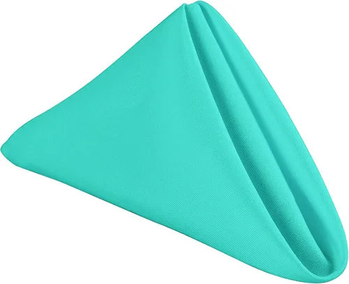 Vista 11 de GEFEII Servilletas de tela de poliéster sólido de 18 x 18 pulgadas para cocina, mantel rectangular cuadrado redondo para bodas, fiestas