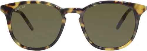 Vista 2 de Gucci GG1157S 003 HavanaGreen Soft Round Gafas de sol para hombre., HabanaVerde-003