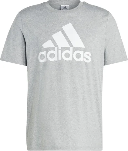 Vista 2 de adidas Essentials - Camiseta de algodón con logotipo grande para hombre