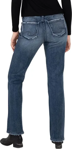 Vista 3 de Silver Jeans Co. Women's Elyse Mid Rise Slim Bootcut Jeans