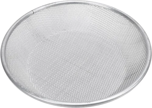Vista 2 de Tamiz de suelo de acero inoxidable, versátil herramienta de jardinería a prueba de óxido con pantallas de malla, colador con guantes antideslizantes