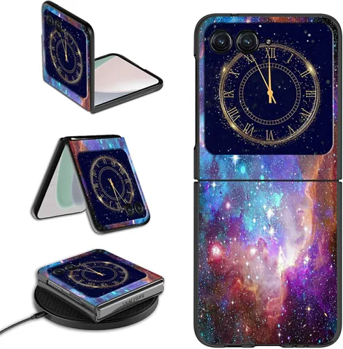 Vista 27 de Rossy Funda para Motorola Razr Plus 2023 para Moto Razr+ 2023 con patrón de niña africana para mujeres y hombres, ultra delgada, ligera
