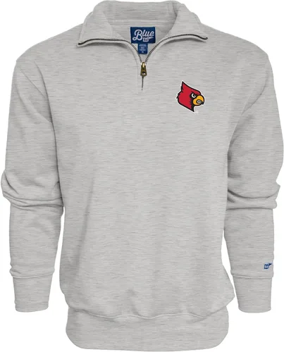 Vista 11 de Blue 84 Sudadera con cremallera de un cuarto para hombre de la NCAA