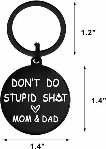 Vista 3 de Gezxin Divertido llavero de amor para mamá y papá, regalos del día de San Valentín para adolescentes, niños, niñas, hijo, hija, Pascua de parte