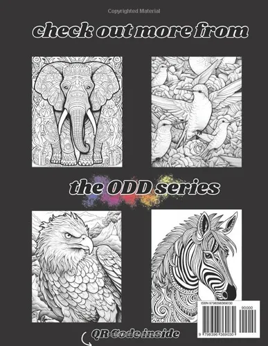 Vista 2 de Odd Animals Coloring Book Awesome animal coloring book for all ages (Odd Series)
