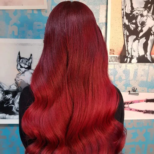 Vista 5 de MANIC PANIC Vampire - Tinte para el cabello Classic High Voltage semipermanente rojo sangre, vegano, sin PPD ni amoníaco (8 onzas)