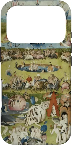 Vista 30 de Hieronymus Bosch - Carcasa para iPhone 17, diseño de jardín de las delicias terrenales