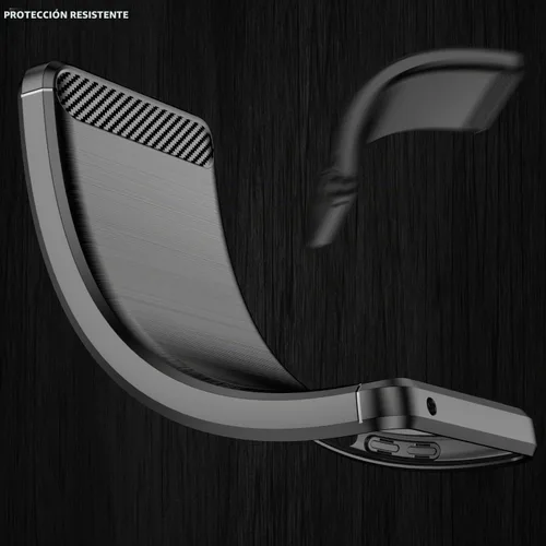 Vista 5 de Funda para Google Pixel 7 Absorción de Golpes Flexible TPU Negro