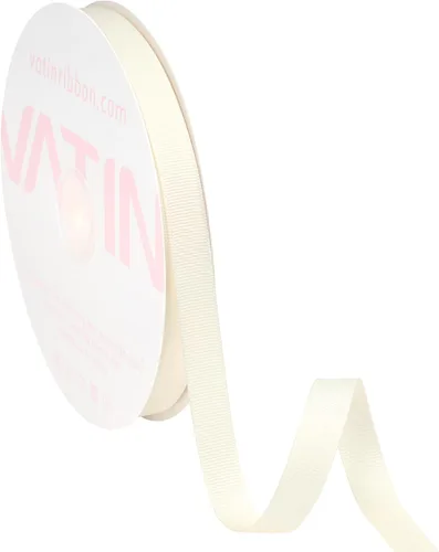 Vista 92 de VATIN Cinta de Grogrén Negra, 1-1/2" x 50 Yardas Continuas, Cinta de Grogrén de Poliéster Negra, Usar para Lazos de Bricolaje, Accesorios