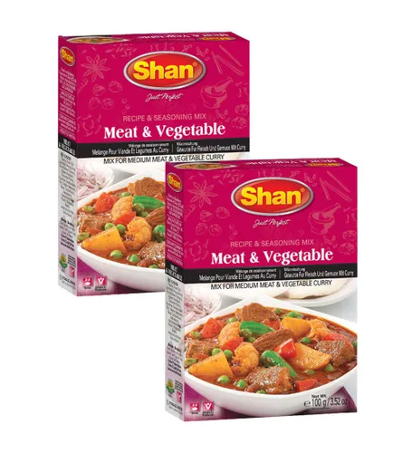 Vista 100 de Shan Chicken 65 - Mezcla de recetas y condimentos de 2.1 oz (60 g) - Polvo de especias para pollo frito picante agridulce - Adecuado