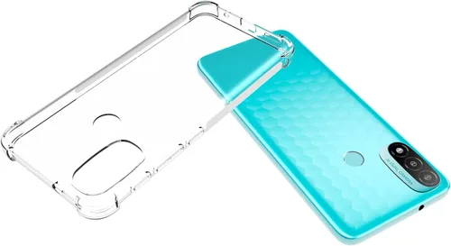Vista 3 de USTIYA Funda para Motorola E20/E30/E40 Clear TPU Cuatro Esquinas Moto E20 Funda Protectora Transparente Suave Funda