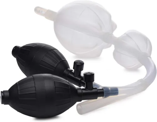 Vista 2 de Cleanstream Sistema inflable del enema del bulbo doble, transparente, 1 unidad