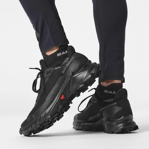 Vista 4 de Salomon Alphacross 5 Gore-tex - Zapatos de senderismo para hombre