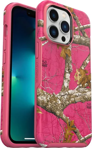Vista 8 de OtterBox Funda para iPhone 13 Pro (solamente) Symmetry Series+ - Ariel Waves, Ultra-Sleek, se ajusta a MagSafe, bordes elevados para proteger