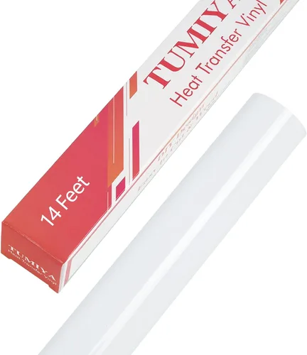 Vista 17 de TUMIYA - Rollo de vinilo para transferencia de calor (100.1 x 14.8 ft, vinilo adhesivo brillante HTV (rosa)
