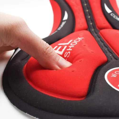 Vista 5 de Lixada 5D - Pantalones cortos de ciclismo para hombre acolchados transpirables de secado rápido