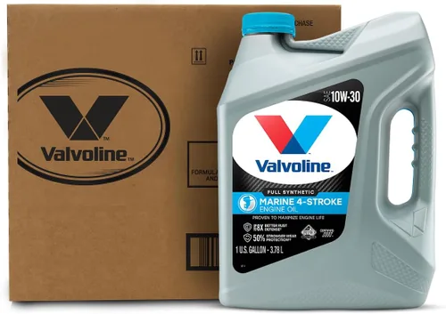 Vista 10 de Valvoline Aceite de motor sintético completo marino de 4 tiempos, 1 galón