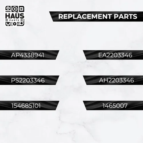 Vista 7 de 154701001 Kit de sellado protector contra salpicaduras para lavavajillas – Compatible con GE & More – Reemplaza PS2203346, AP4338941, AH2203346