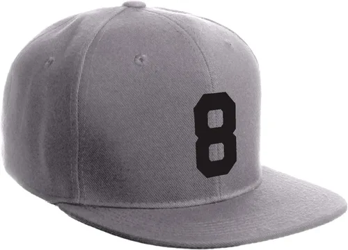Vista 148 de Número de equipo modificado para requisitos particulares del jugador del color del sombrero del Snapback de la visera plana clásica de la visera