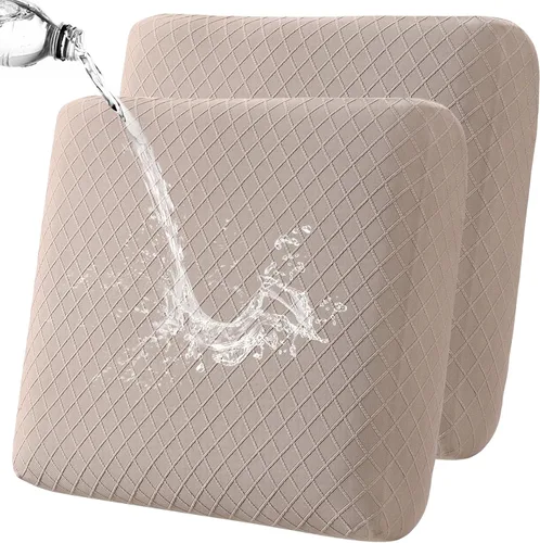 Vista 29 de Fuloon Fundas de Cojines para Sofá, Fundas de Cojines de Asiento Elásticas Estampadas, Fundas Protectoras Lavables para Muebles, para Sillón