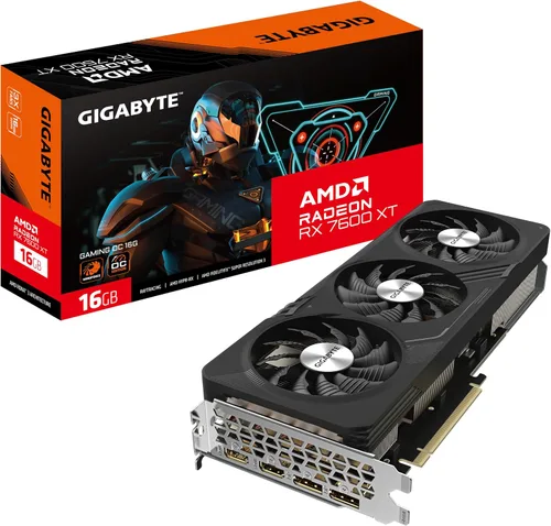Vista 4 de Gigabyte Tarjeta gráfica VGA GBT RX 7600 8GB Gaming OC