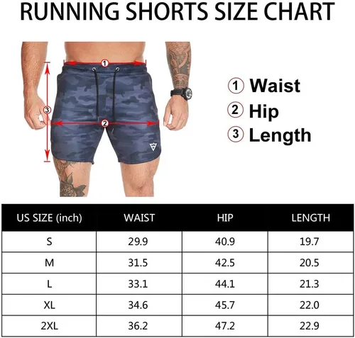 Vista 7 de Wangdo Pantalones cortos de entrenamiento para hombre de 7 pulgadas, pantalones cortos deportivos para bicicleta, pantalones cortos de gimnasio