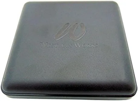 Vista 2 de Westman funciona medalla de San Isabella estaño sólido 34inch con cadena de acero inoxidable