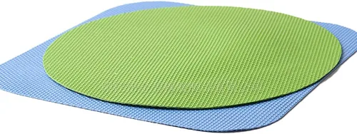 Vista 3 de Juego de 3 agarraderas para tarros, 9 piezas multiusos reutilizables de goma para abridor de tarros, almohadillas de agarre redondas, posavasos