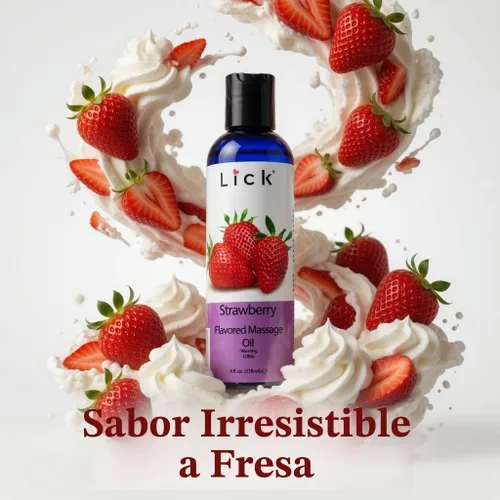 Vista 2 de Aceite de masaje con sabor a fresa con vitamina E natural, aceite corporal comestible cálido para masaje de parejas, suave de larga duración, aceite