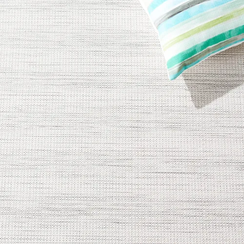 Vista 6 de SAFAVIEH Hampton Collection - Alfombra lavable para exteriores de 2 x 9 pies, color marfil y gris, no desprende pelusa y fácil de limpiar, ideal