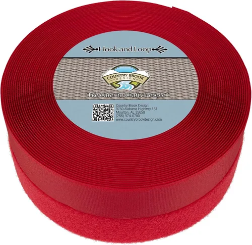 Vista 18 de Country Brook Design Cierre de velcro para coser no adhesivo de 2 pulgadas (beige, 5 yardas)