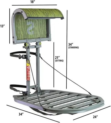 Vista 3 de Summit Treestands Árbol de doble eje para colgar, camuflaje
