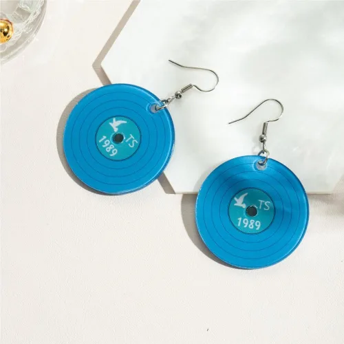 Vista 4 de Aretes acrílicos TS colgantes inspirados en álbumes, regalos de joyería para mujeres y niñas, fanáticos, trajes de disfraces, decoración de vestidos
