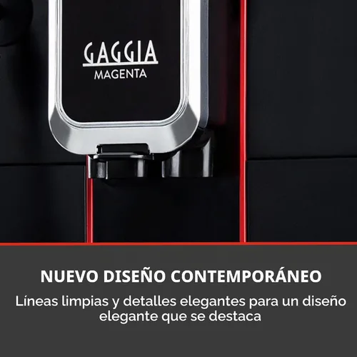 Vista 6 de Gaggia Magenta Plus Máquina de café espresso superautomática, 60 onzas, color negro
