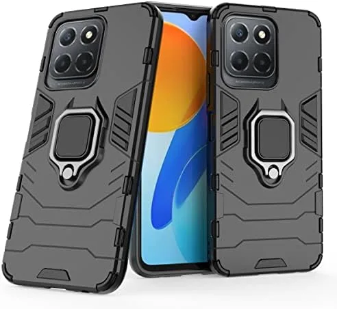 Vista 2 de ZMONE - Funda protectora para Honor X8 5G, Honor X6, Honor X6s, con protector de pantalla de vidrio (paquete de 2), resistente de doble capa, grado